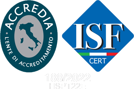 ISFCERT - ACCREDIA l'ente di accreditamento - 188/2022 HSPT22E